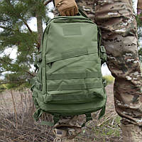 Тактичний штурмовий рюкзак на 40 л, Армійський рюкзак чоловічий великий, військовий рюкзак CU-763 армійський кемпінг