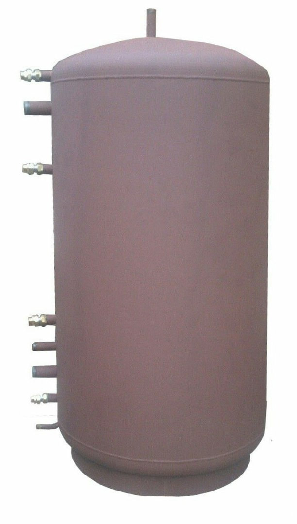 1500 литров Буферная емкость для твердотопливного котла в изоляции с двумя теплообменниками - фото 5 - id-p521059908
