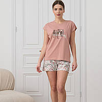 Комплект женский футболка и шорты Размеры S M L XL