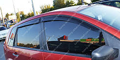 Вітровики вікон Форд Фієста 5 5d (дефлектори бічних вікон Ford Fiesta 5)