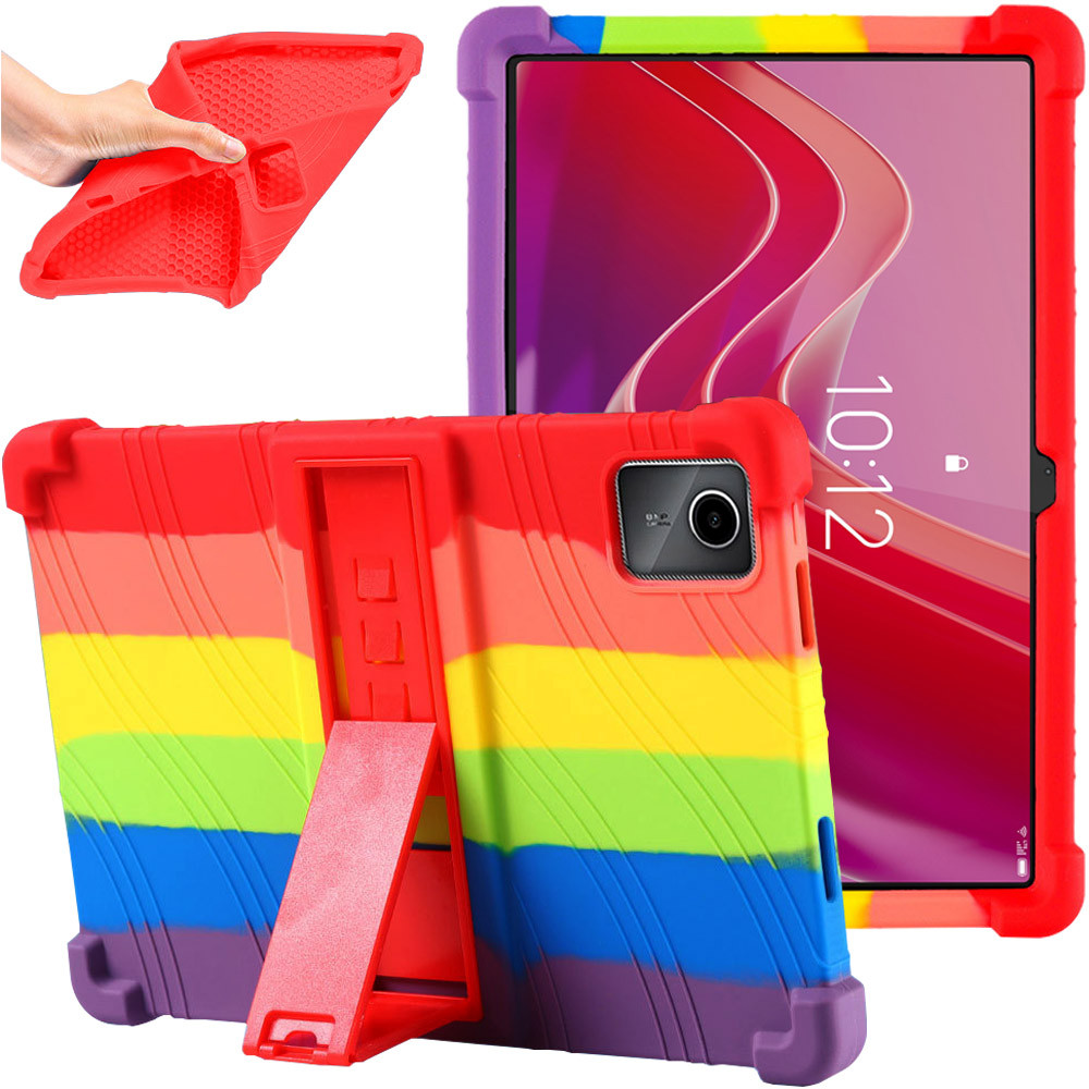 Силіконовий чохол для Lenovo Tab M11 TB330FU / Xiaoxin Pad 2024 TB331FC з підставкою Rainbow