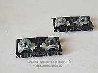 Запасные части для вагонов - тележки пассажирского вагона 2шт , производства PIKO ГДР, масштаба 1/87,H0
