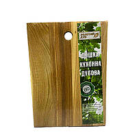 Деревянная дубовая доска кухонная 35*25*1 см Золотой Дуб 0002