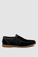 Туфли мужские замша, цвет черный, 243RA1229-2