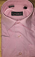 Рубашка детская для мальчика короткий рукав Logard-1101 розовая