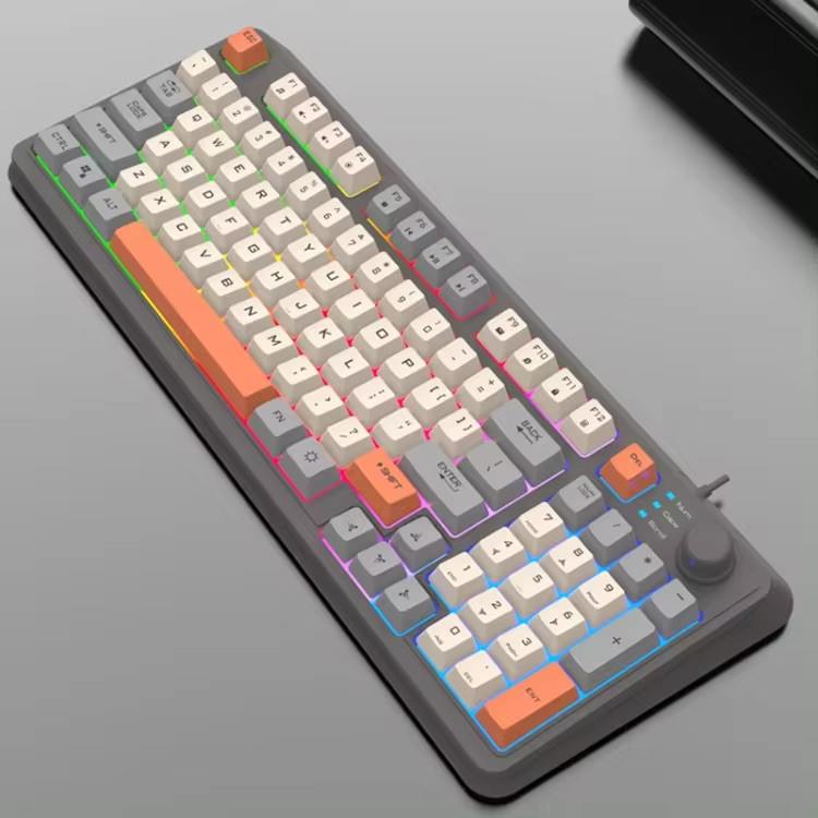 Клавіатура з підсвіткою K82 RGB, ігрова клавіатура геймерська клавіатура з підсвіткою