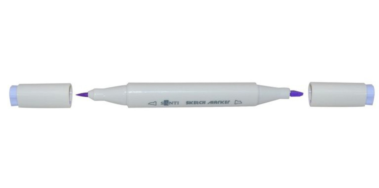 Маркер акварельний Бузковий SANTI sketch