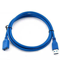Кабель USB 3.0 папа/мама (AM/AF) 1м синий