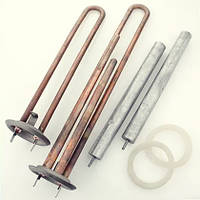 ТЕНи 2 кВт (1300Вт та 700Вт) в зборі з анодами і прокладками для бойлера Thermex