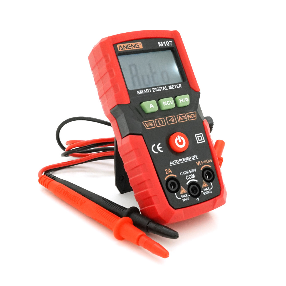 Мультиметр ANENG M107, виміру: V, A, R, C, T, фото 1