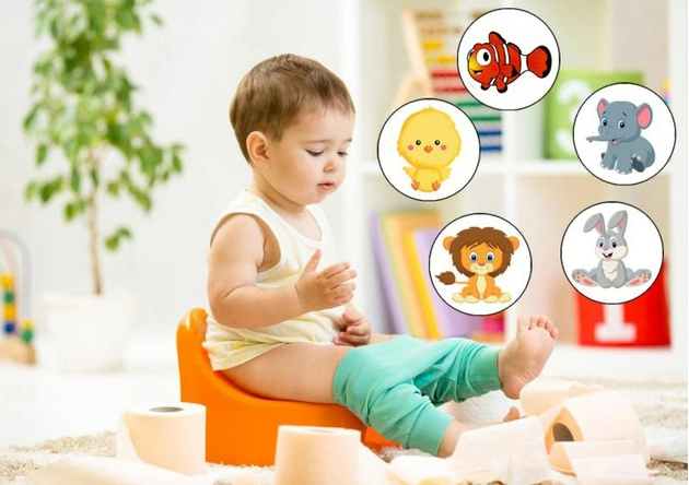 Наклейки для привчання до горщика Smart Potty 1 шт