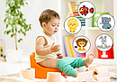 Наклейки для привчання до горщика Smart Potty 3 шт, фото 3