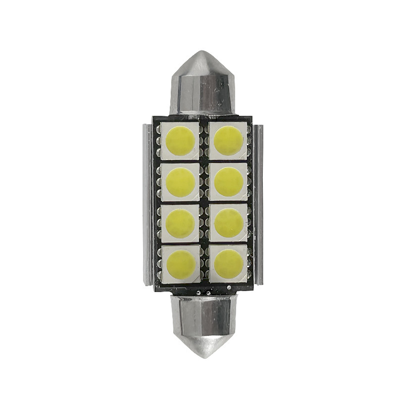 Автомобільні лампи DXZ JM-5050 41 mm/8 leds для підсвічування номерного знака 6500K Світловий потік 300 LM шт.