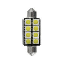 Автомобильные лампы DXZ JM-5050 41 mm/8 leds для подсветки номерного знака 6500K Световой поток 300 LM 3шт