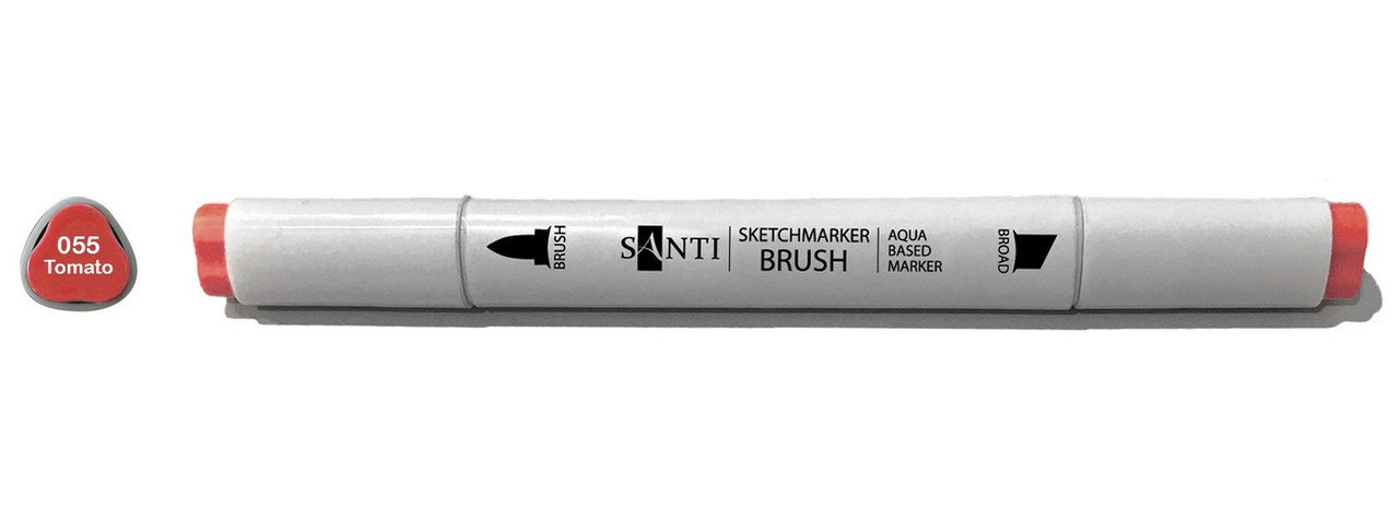 Маркер акварельний Томатний SANTI sketch