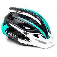 Шлем Cigna WT-016 М 54-57см Black/White/Turquoise (HEAD-039) - Вища Якість та Гарантія!