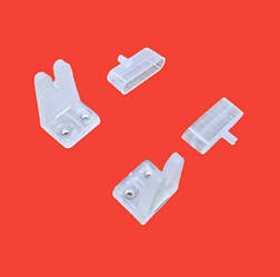 Нижня фіксація для горизонтальних жалюзі колір прозорий на 2 шурупи