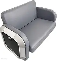 Крісло E-blue EEC346-21 Sofa dla gracza 2 osobowa szara EEC3462GYAAIA