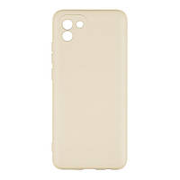 Чехол Virgin Full Case TPU Silicone Touch Samsung A03 SM-A035 4G Ivory KV, код: 8036028