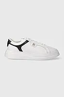 Urbanshop com ua Шкіряні кросівки Tommy Hilfiger POINTY COURT SNEAKER колір білий FW0FW07460 РОЗМІРИ ЗАПИТУЙТЕ