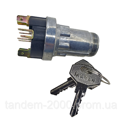 Замок зажигания (2 ключа) (5 клемм) (универсальный) (ID#2209013038 ...