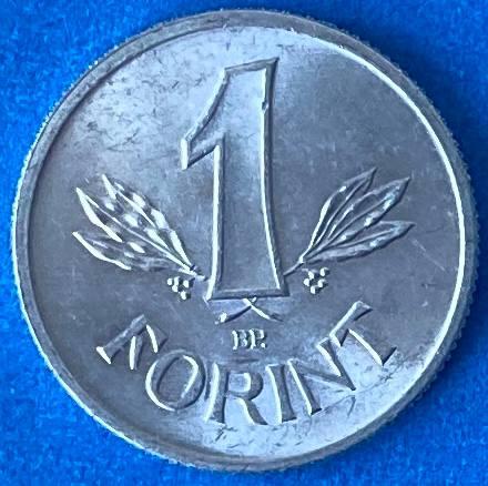 Монета Угорщини 1 форинт 1977-89 рр., фото 1