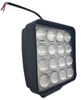 Фара LED квадратная 48W (широкий луч) 3D линза