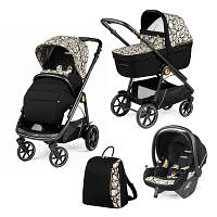 Коляска Peg-Perego 3 в 1 Veloce Grafic Gold Lounge (PACK-VEL31LG000002) - Вища Якість та Гарантія!