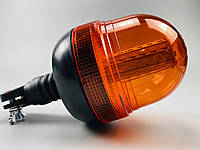 Светодиодный мигающий стробоскоп янтарный маячок проблесковый, сигнальный фонарь купольный с гибкой стойкой