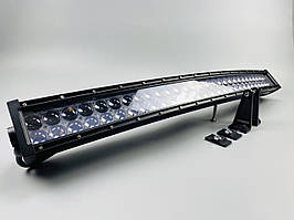 Фара LED BAR прямокутна світлодіодна панель 180W (напівколо) 3D лінза 9-32В IP67 led chip 3030 60 led ламп