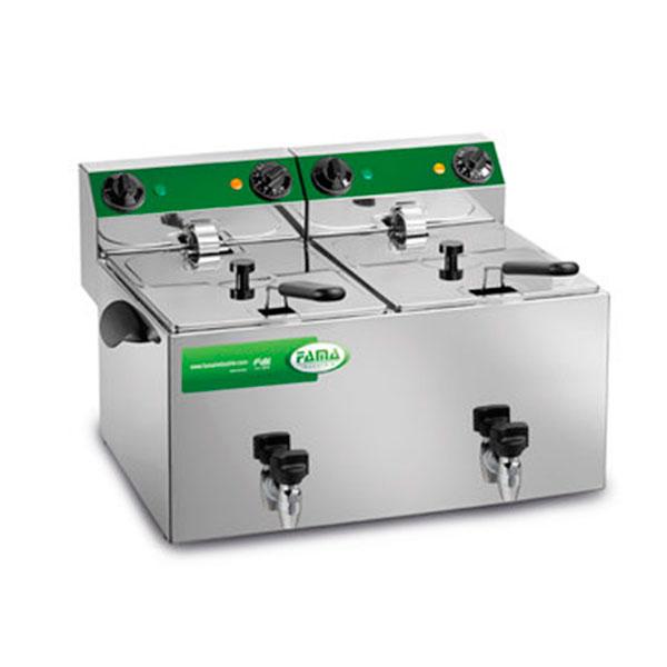 Фритюрниця подвійна 8+8 л Fama MFR280R з краном