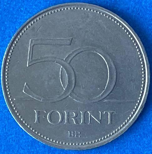 Монета Угорщини 50 форинтів 1995-2007 рр.