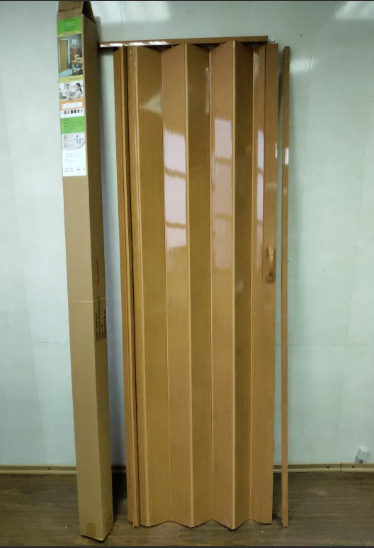 Двері гармошка глуха 810х2030х6мм Вільха №5, фото 1