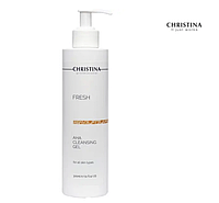 Очищающий гель с фруктовыми кислотами для всех типов кожи Christina Fresh AHA Cleansing Gel 300 мл