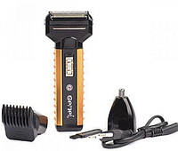 Багатофункціональна електробритва для бороди Gemei GM-789 3W, електричний триммер 3в1 акумуляторний 4635