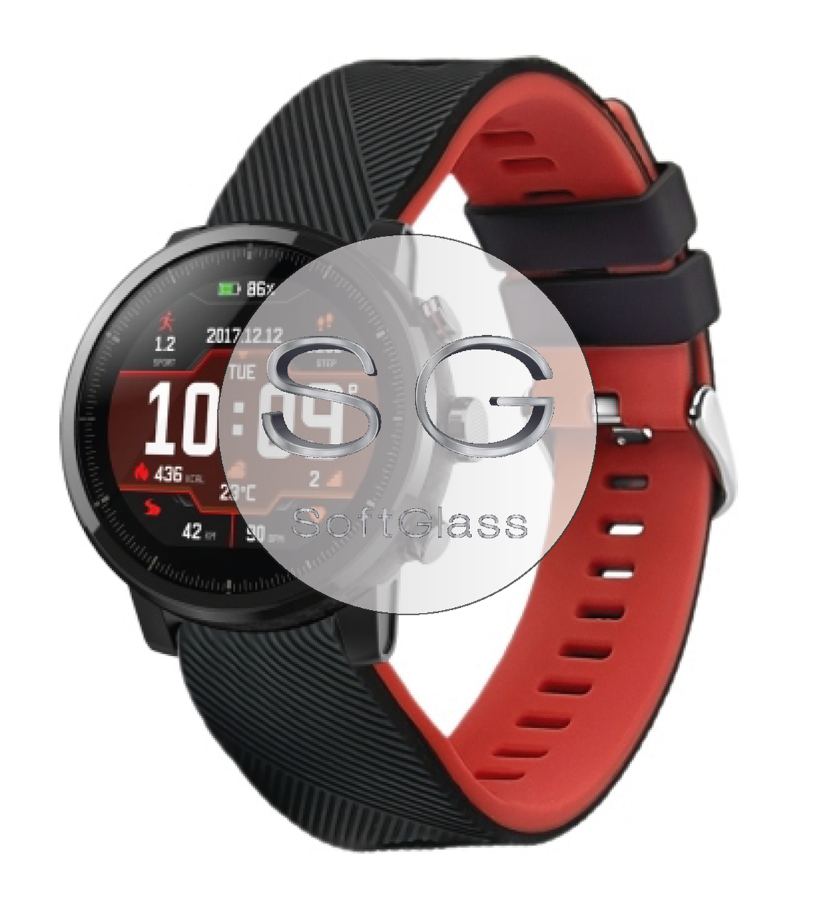 Бронеплівка Amazfit stratos (2шт на екран) SoftGlass