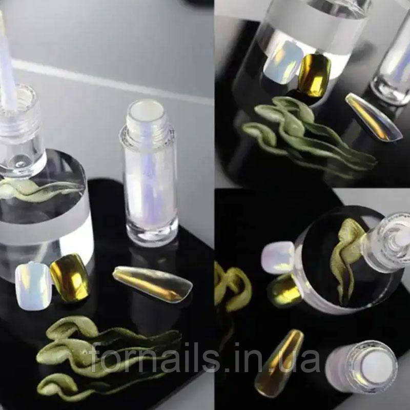 Рідке втирка хамелеон "Аврора" для манікюру №6, фото 1