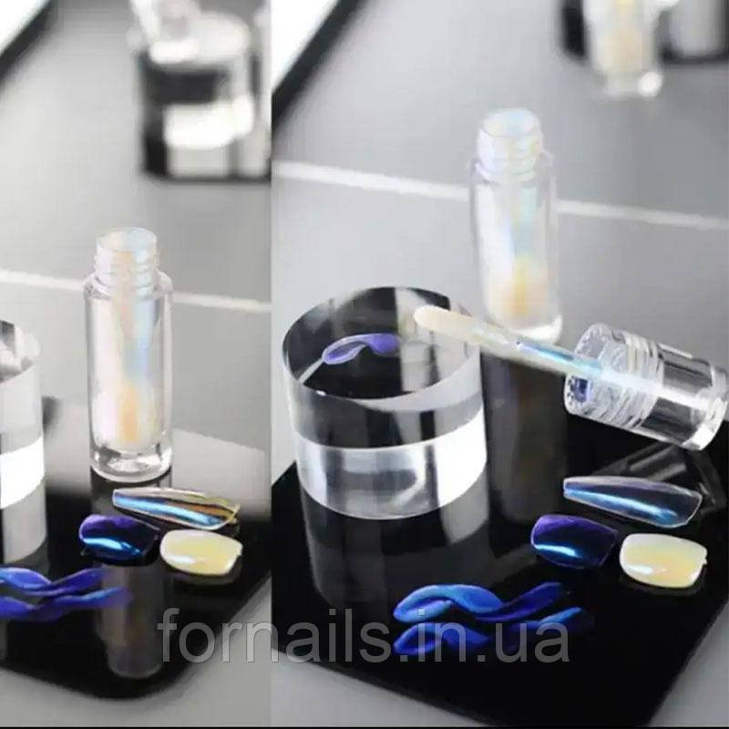 Рідке втирка хамелеон "Аврора" для манікюру №5, фото 1