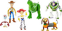 История Игрушек 4: Вуди, Джесси, Баз Лайтер, Виделкин, Пружинка, Рекс (Toy Story 4 Character Figures Story