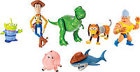 История Игрушек: Вуди, Рекс, Хамм, Пружинка, Акула, Роки (Toy Story Pack Woody Slinky Rex Hamm Alien Rocky