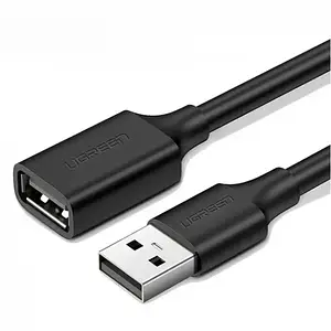 Дата-кабель Ugreen 10317 3m USB(тато) - USB(мама) Black