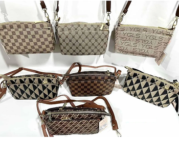 Сумочка жіноча крос-боді 25*16 см на блискавці з кишенею в різних кольорах Liza