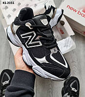 Кроссовки New Balance 9060 (чорно/білі) 40 brand shop