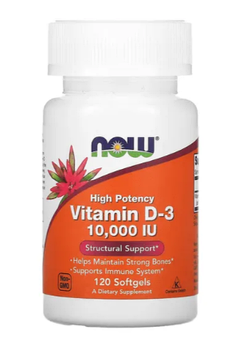 NOW Vitamin D-3 10000 (120cap)