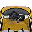 Дитячий двомісний електромобіль Lamborghini Sian (жовтий колір), фото 10