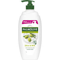 Гель для душа Palmolive Naturals Оливка и молочко Увлажняющий 750 мл (8714789526478) - Вища Якість та