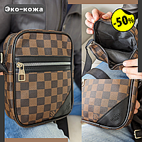 Мужские сумки louis vuitton Сумка мессенджер louis vuitton Мужские сумки Louis Vuitton Мужские сумки коричневая клетка