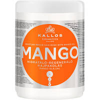 Маска для волос Kallos Cosmetics Mango Увлажняющая с маслом манго 1000 мл (5998889515232) - Вища Якість та