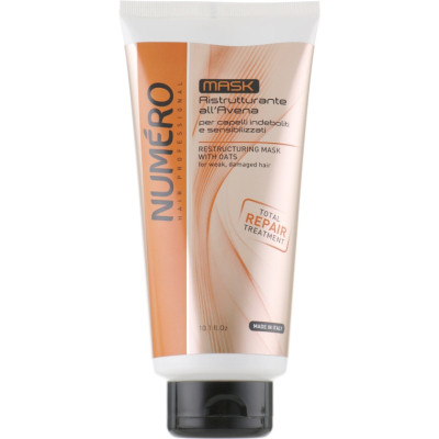 Маска для волосся Brelil Numero відновлююча з екстрактом вівса 300 мл (8011935052882), фото 1