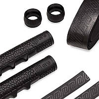 Обмотка керма ERE TENACI GRAVEL BAR COVER, 2,5 мм, EVA/TPU + грипси 320 мм, чорна